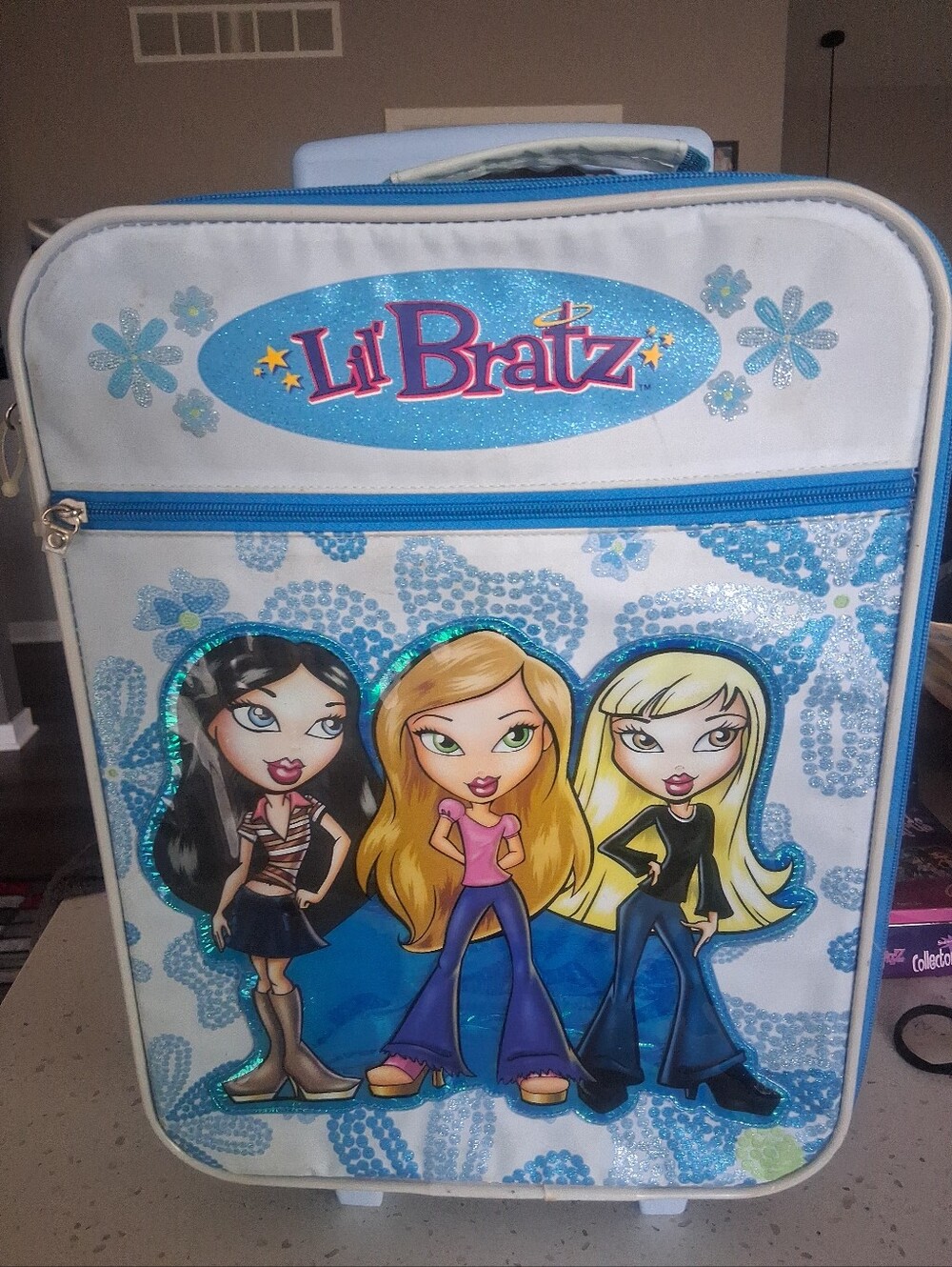 Kids Rolling Suitcase - Blue Bratz